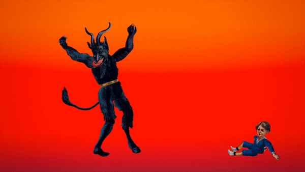 GIF of Krampus in Rock of Ages 3
