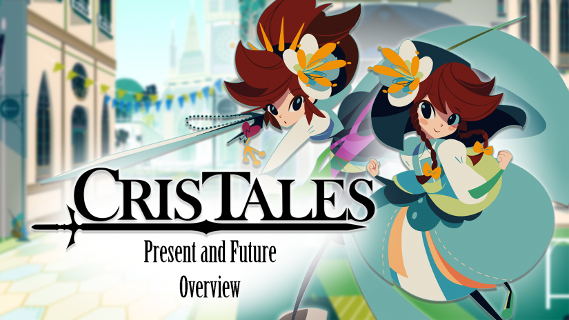 Young and Old Crisbell with Cris Tales Logo